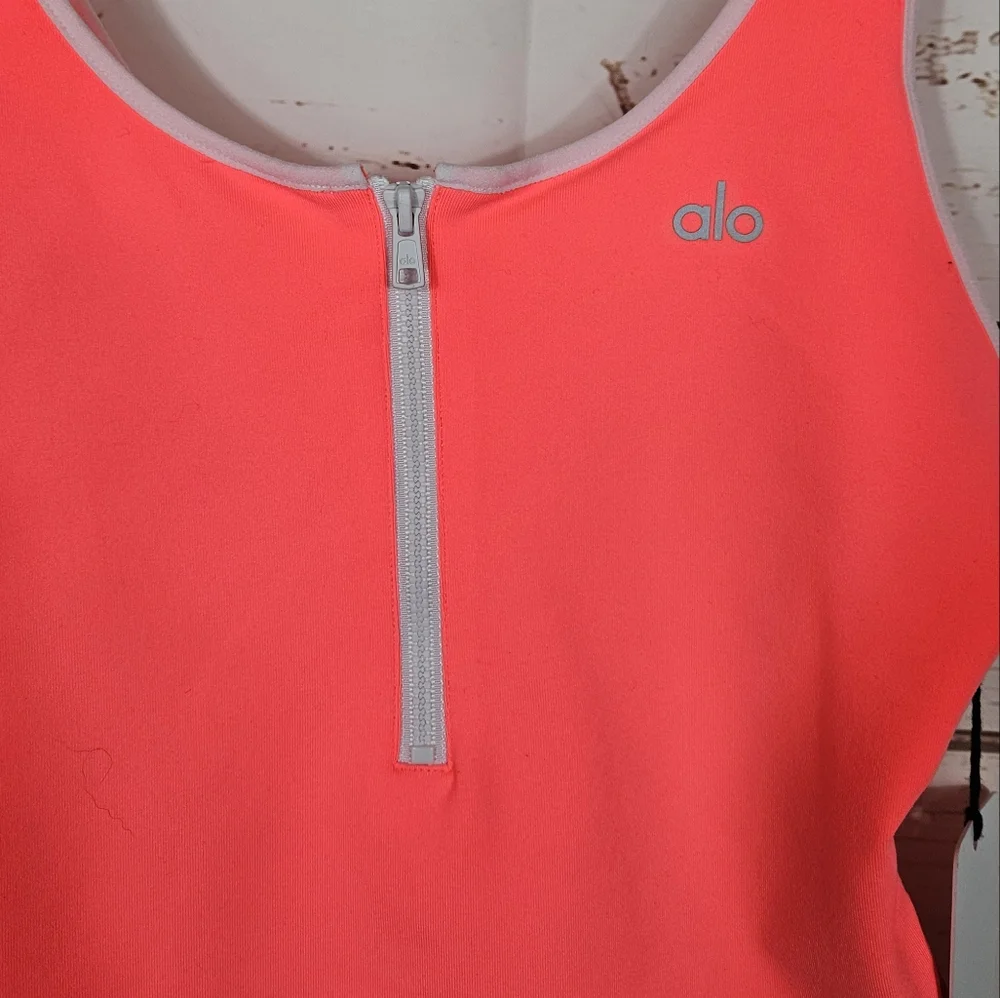 Alo Yoga | Supernova Neon Pink Bodysuit NWT
